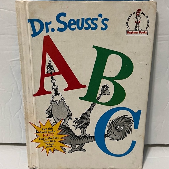 Dr. Seuss's ABC / The Cat In The Hat Hardcover Vintage Lot Of Two - Picture 15 of 15